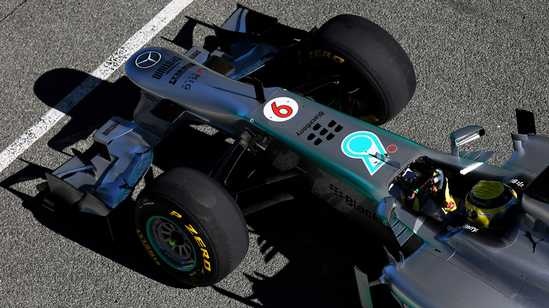 Illustration for article titled Mercedes W04: This Is Hamilton's and Rosberg's New Hope